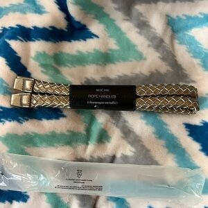 Miche rope handles champagne new